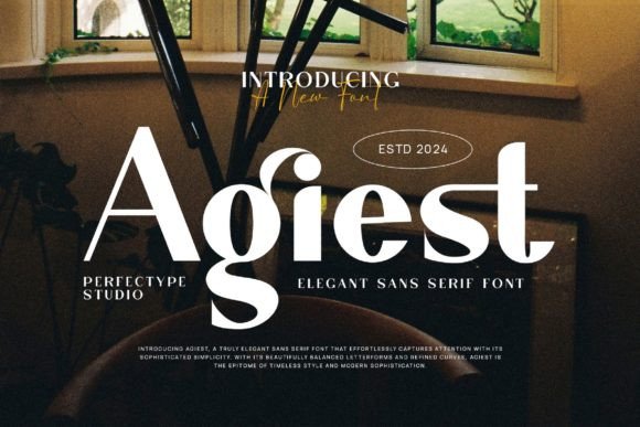 Agiest: The Elegant Serif Typeface for Modern Campaigns