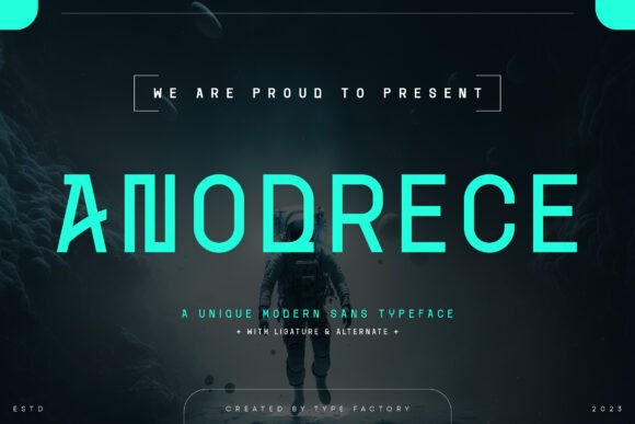 Anodrece: A Modern Sans Serif Font for Digital Design