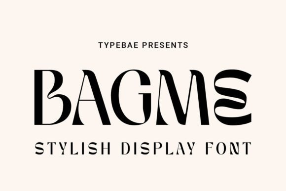 Bagme Typeface: Bold Display Fonts for Campaigns