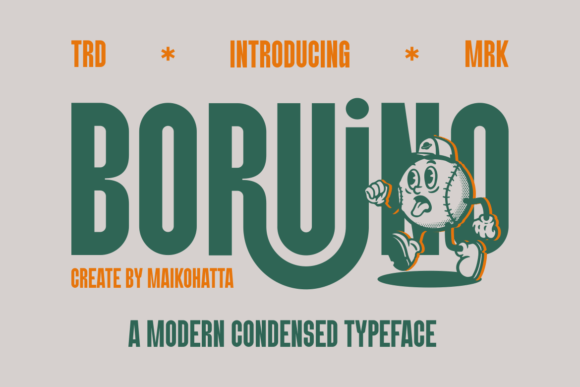 Boruino: The Modern Condensed Font for Crafters