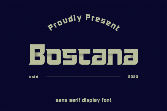 Boscano Font for Bold Handmade Branding