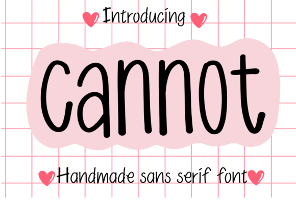 Cannot Typeface for Handmade Branding