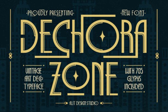 Dechora Zone Typeface for Modern Web Design