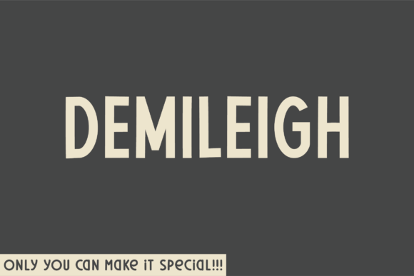 Demileigh Font: Elevate Your Brand Identity