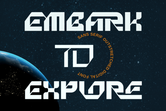 Embark to Explore Font for Modern Digital Branding