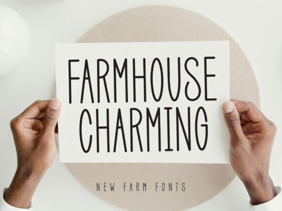 Farmhouse Chraming Font for Modern Web Design