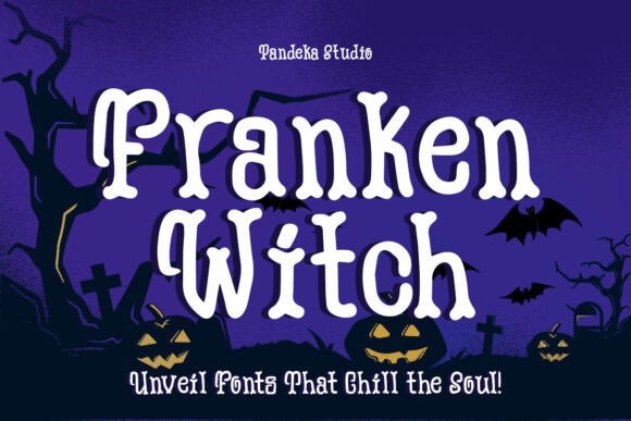 Franken Witch Typeface Review for Horror Branding