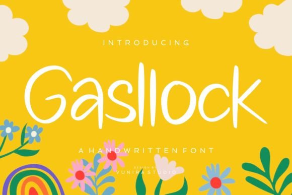 Gasllock: The Playful Handwritten Font for Marketers