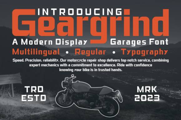 Geargrind Font: Bold Display Type for Modern Campaigns
