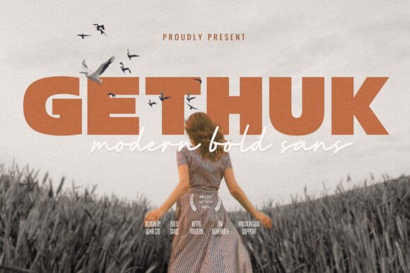 Gethuk: A Bold Sans Serif Font for Modern Web Design