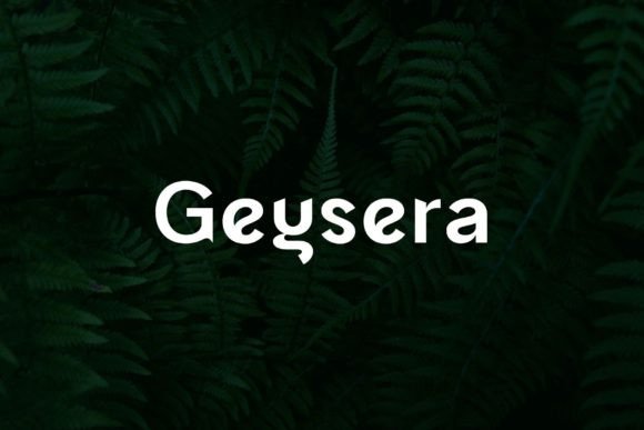 Geysera: A Modern Sans Serif Typeface for Digital Design