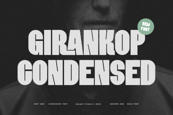 Girankop Condensed: Bold Sans Serif for Modern Design