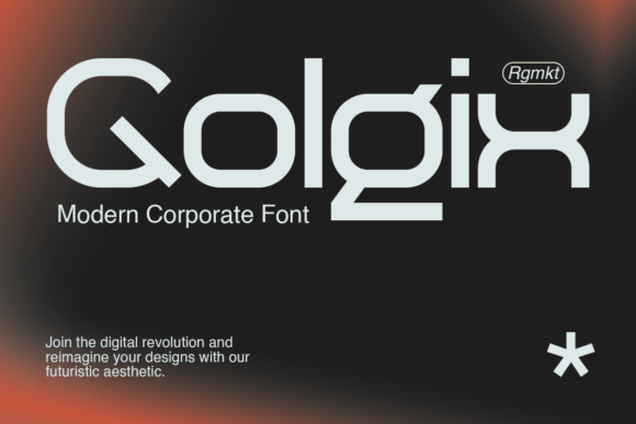 Golgix: A Modern Sans Serif Typeface for Editorial Design