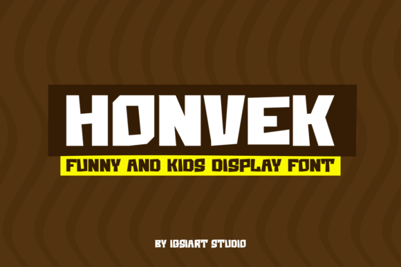 Honvek: A Bold Display Font for Digital Design