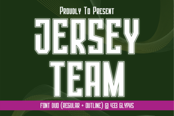 Jersey Team Font: The Ultimate Athletic Sans Serif