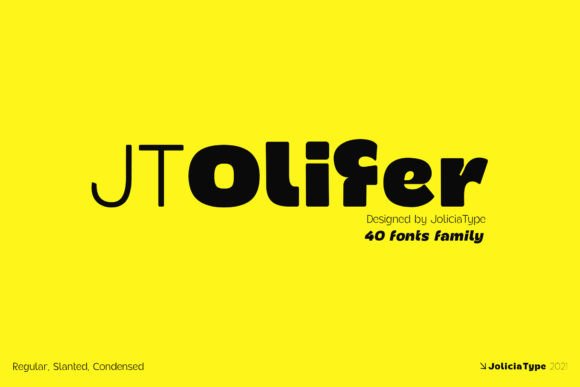 Jt Olifer Typeface for Modern Web Design