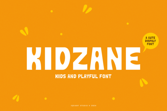 Kidzane: A Playful Sans Serif Font for Kids