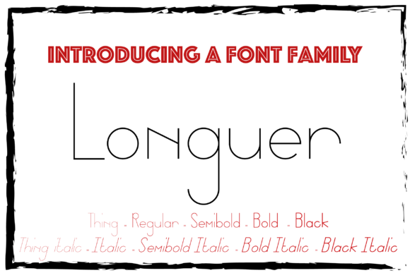 Longuer Typeface for Modern Campaigns