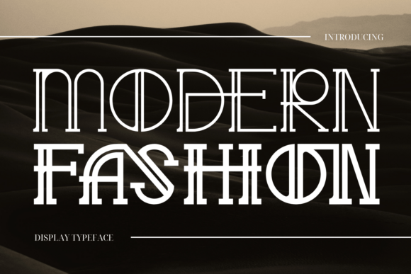 Modern Fashion Typeface for Elegant Web Design