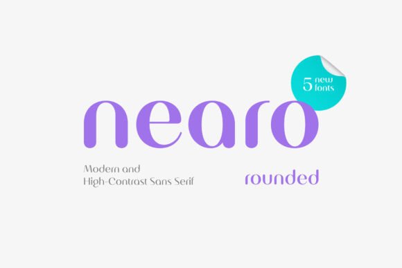 Nearo Rounded: A Versatile Sans Serif Typeface