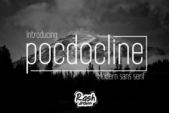 Pocdocline: A Modern Sans Serif Font for Editorial Design