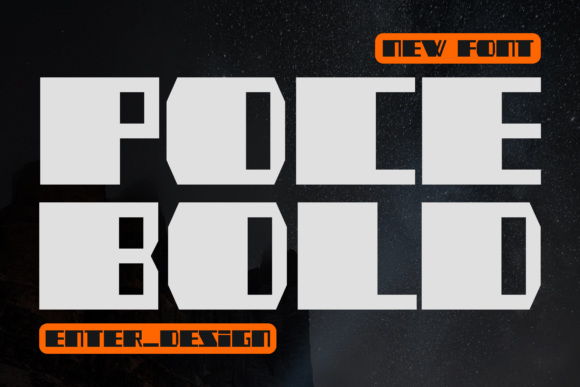 Poce Bold Typeface for Modern Web Design