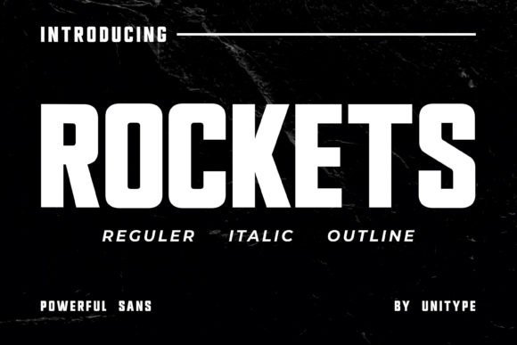 Rockets: A Powerful Sans Serif Font for Web Design