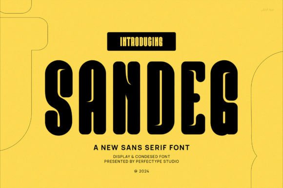 Sandeg Typeface for Modern Web Design