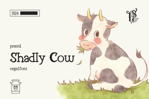 Shadly Cow: The Retro Slab Typeface for Bold Branding