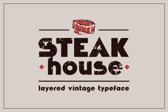Steakhouse Typeface for Bold Web Headers