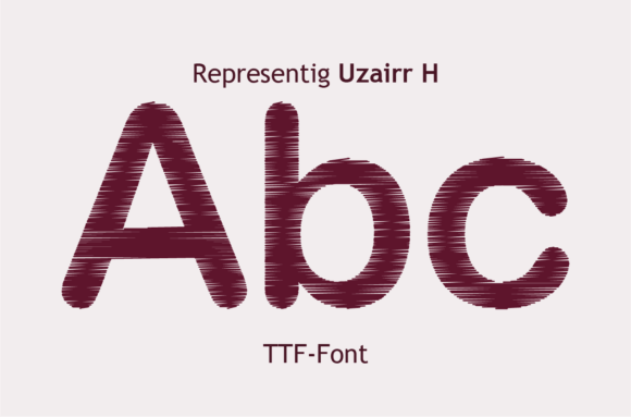 Uzairr H Typeface for Clear Campaigns