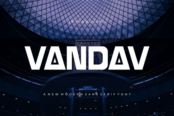 Vandav: A Bold Sans Serif Font for Modern Web Design