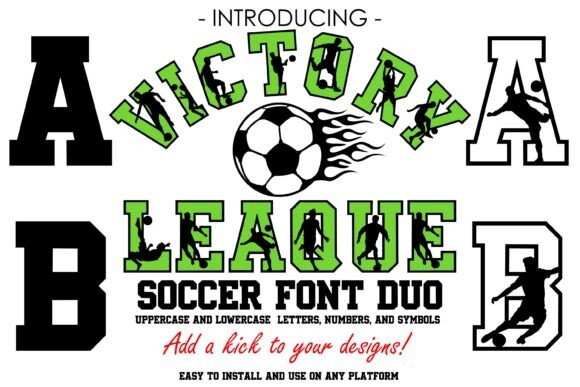 Victory League Soccer Font for Bold Sports Branding