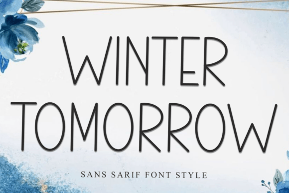 Winter Tomorrow Font for Modern Maker Branding